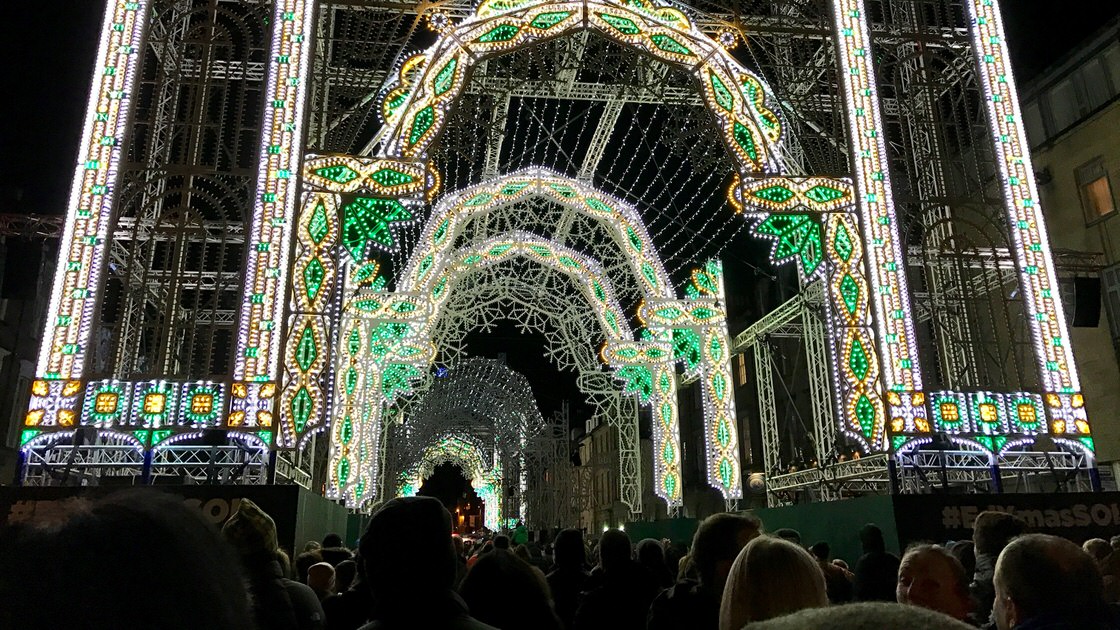 Jarmark świąteczny w Edynburgu
